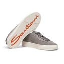 MEN’S GREY NUBUCK AND LEATHER SNEAKER