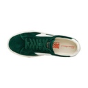 MEN’S GREEN AND WHITE SUEDE AND LEATHER DOUBLE BUCKLE SNEAKER