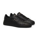 MEN’S BLACK LEATHER DOUBLE BUCKLE SNEAKER