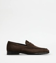 TOD'S SUEDE LOAFERS BROWN