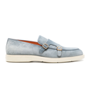 MEN’S SUEDE DOUBLE BUCKLE LOAFER