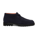 MEN’S LACE-UP BLUE SUEDE BOOT