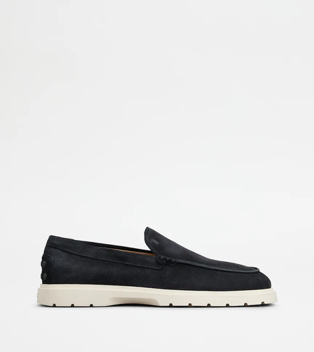 TOD'S SLIPPER LOAFERS BLUE