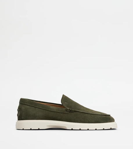 TOD'S SLIPPER LOAFERS GREEN