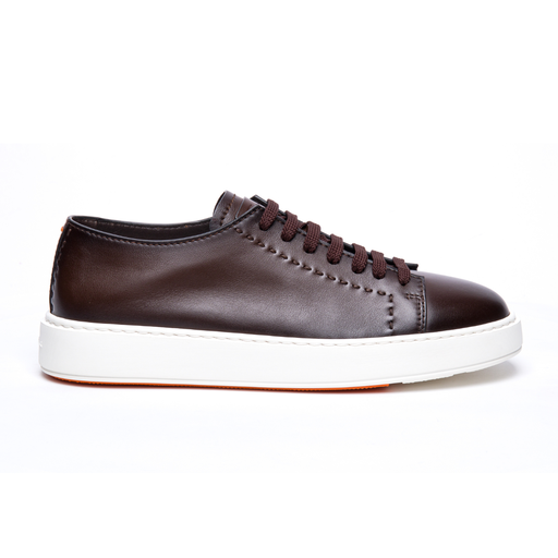 MEN'S HERITAGE BROWN LEATHER SNEAKER