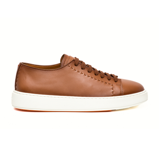 MEN'S HERITAGE BROWN LEATHER SNEAKER