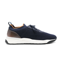 MEN’S BLUE STRETCH KNIT SNEAKER