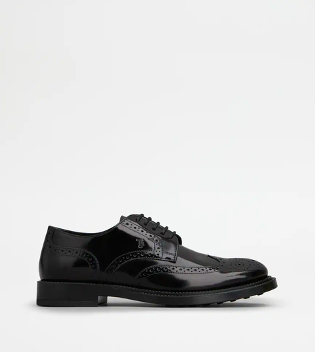 TOD'S LEATHER LACE-UPS