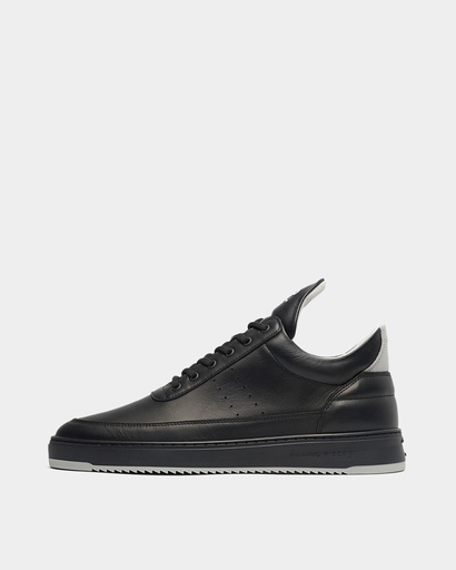 LOW TOP BIANCO JET BLACK