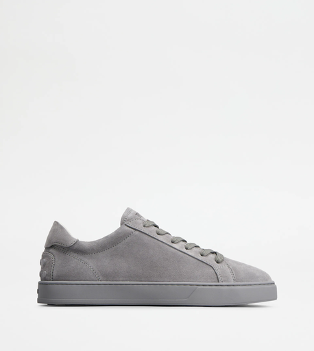 TOD'S SUEDE GREY SNEAKERS