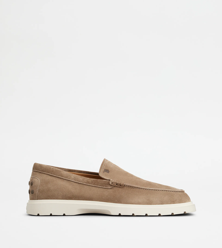 TOD'S SLIPPER LOAFERS BEIGE