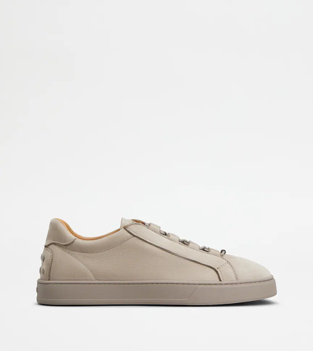TOD'S GREY NUBUCK SNEAKERS