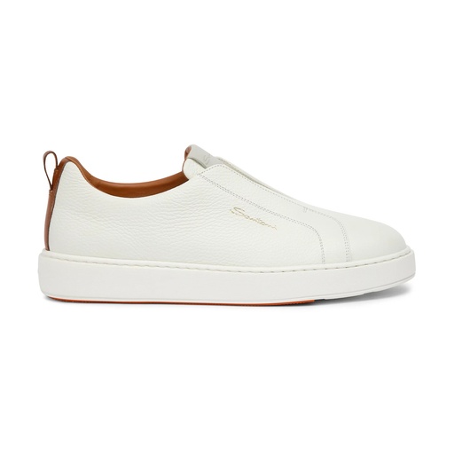 MEN'S WHITE SLIP-ON SNEAKER