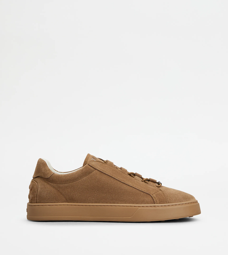 TOD'S BROWN ELASTICO SNEAKERS
