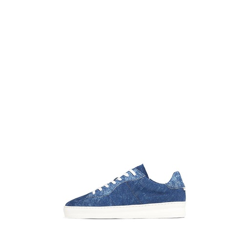 LOW PLAIN COURT DENIM BLUE