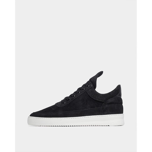 LOW TOP PERFORATED BLACK