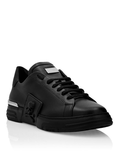 PHANTOM KICK$ LO-TOP SNEAKERS ALL BLACK