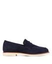 Suede slip-on loafers