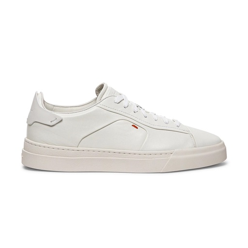 MEN’S WHITE LEATHER SNEAKER