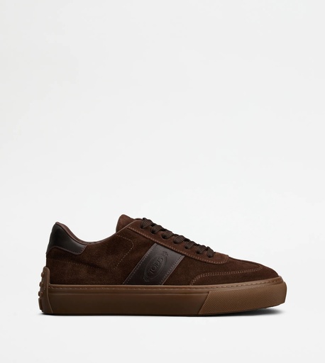 TOD'S SNEAKERS SUEDE BROWN